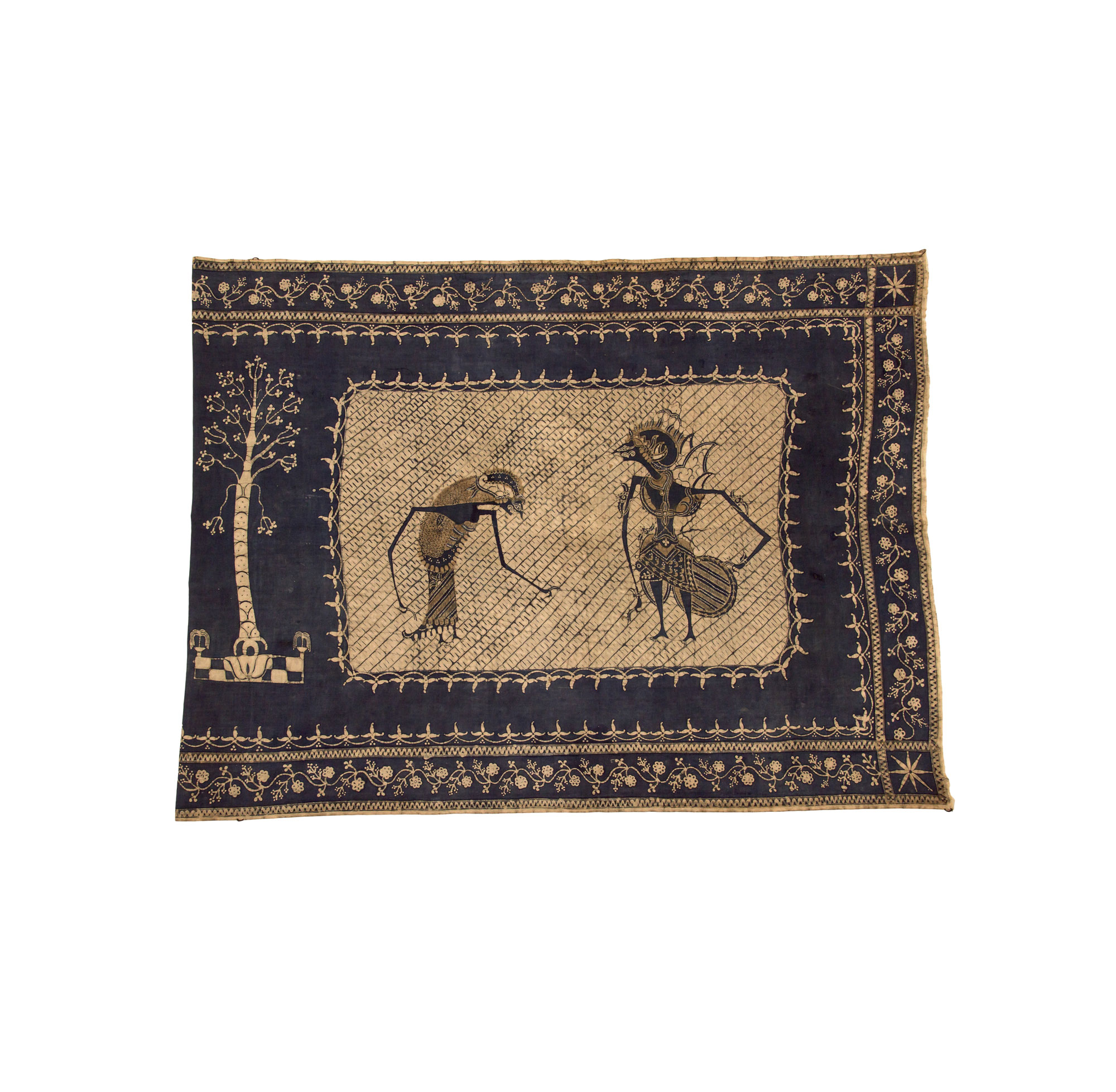 Tkanina, batik. Java, 19. st.