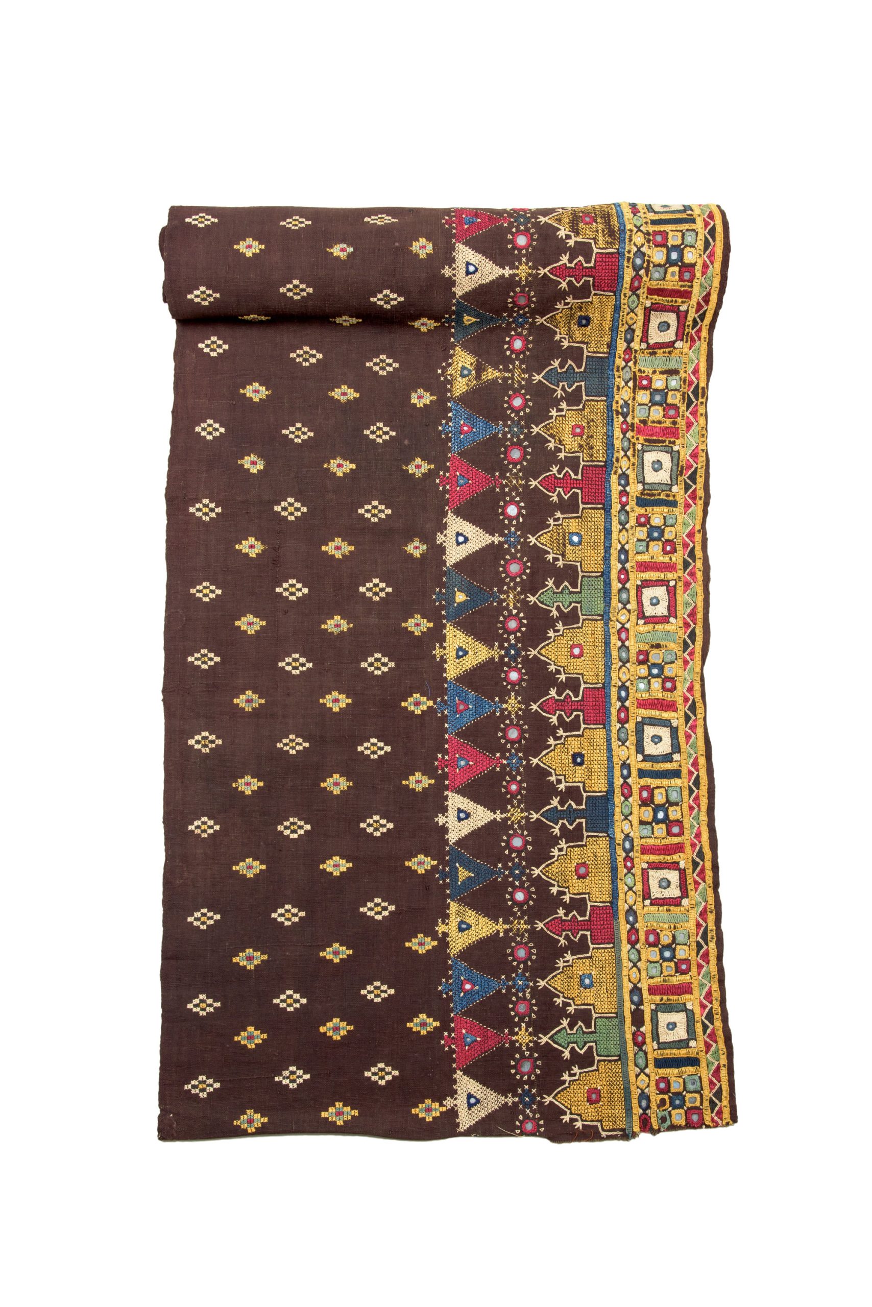 Tkanina. Kutch, Gujarat Indija, 19. st.