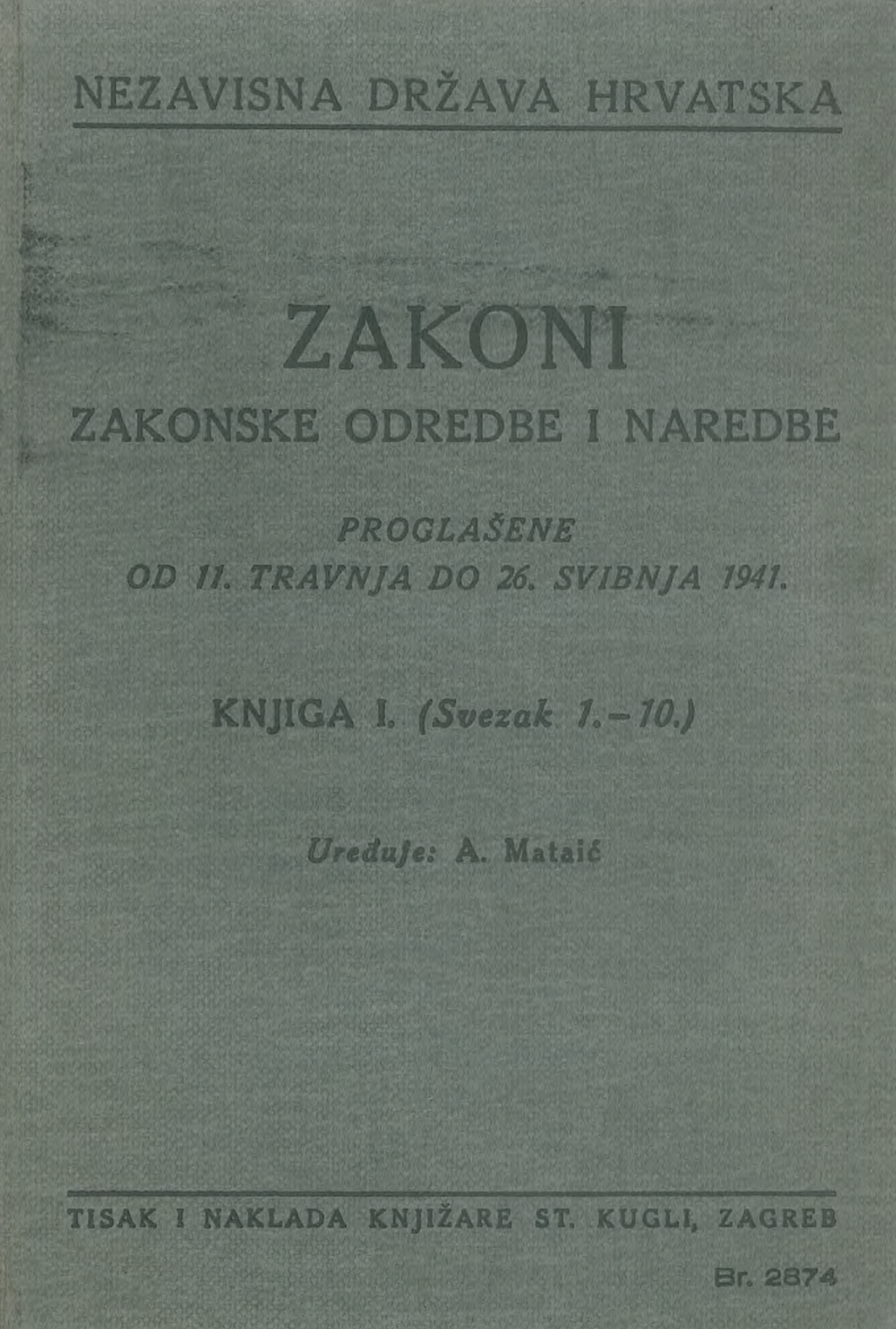 Rasni zakoni u NDH